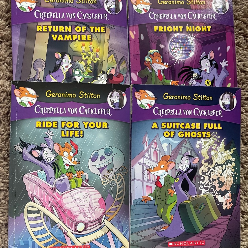 Scholastic Geronimo Stilton Creepy Tales Book Collection